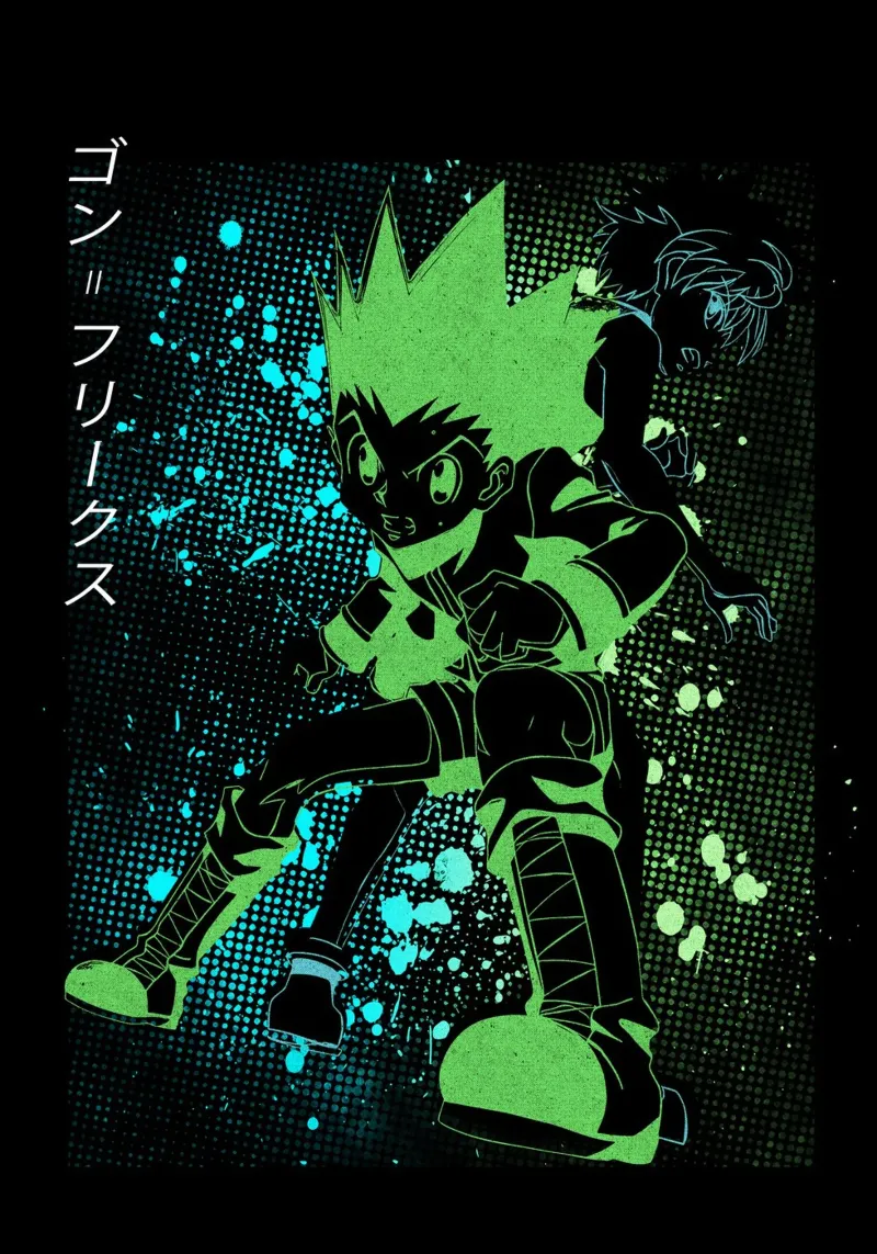 gon killua plexiglass da Neonartstudio