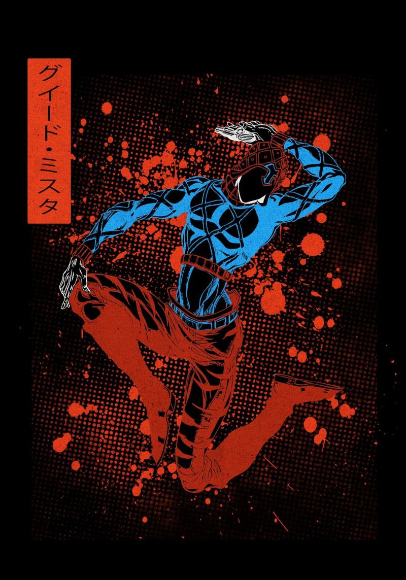 Guido Mista jojo poster de Neonartstudio