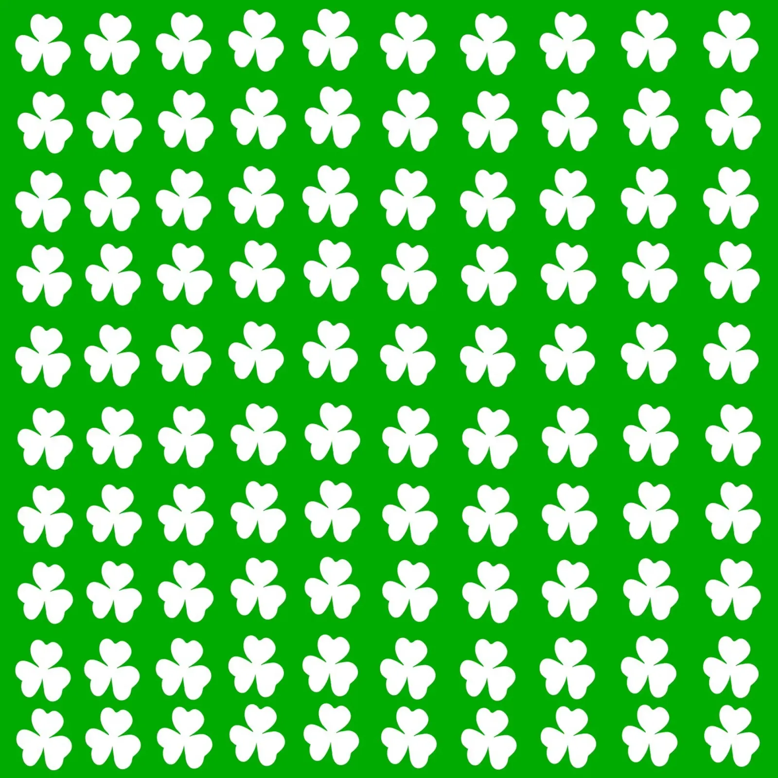 Three lucky leaf clover pattern alluminio dibond da baobabprintstore