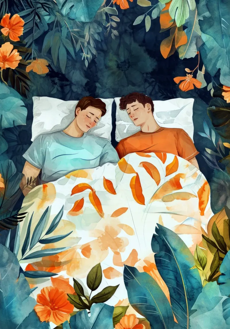 L'amore è nell'aria pittura digitale ad acquerello pellicola backlit da Justyna Jaszke JBJart