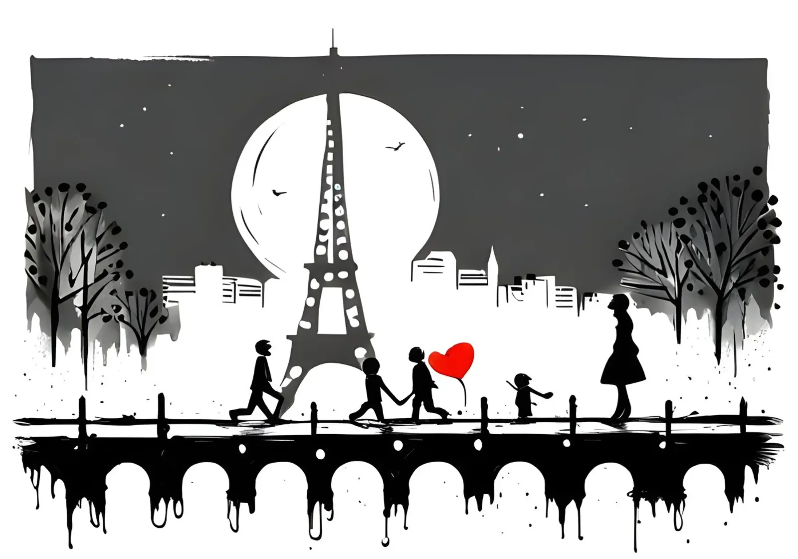 Ispirato da Banksy poster da Art Digital Visuel