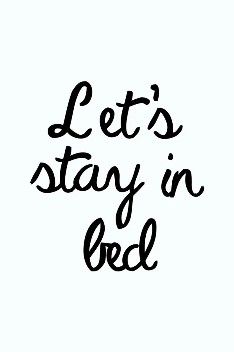 Let's Stay In Bed pellicola backlit da Studio One