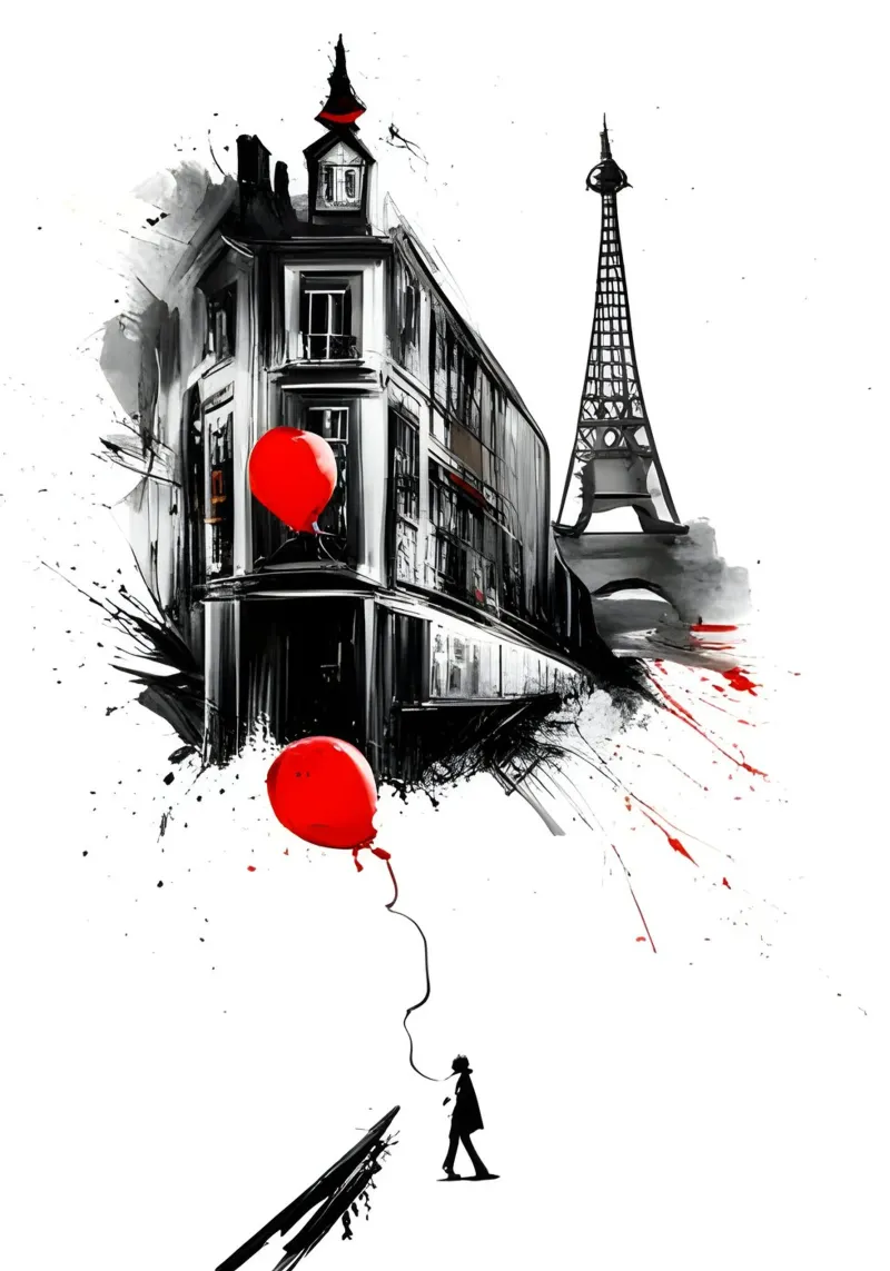 Ispirato da Banksy poster da Art Digital Visuel