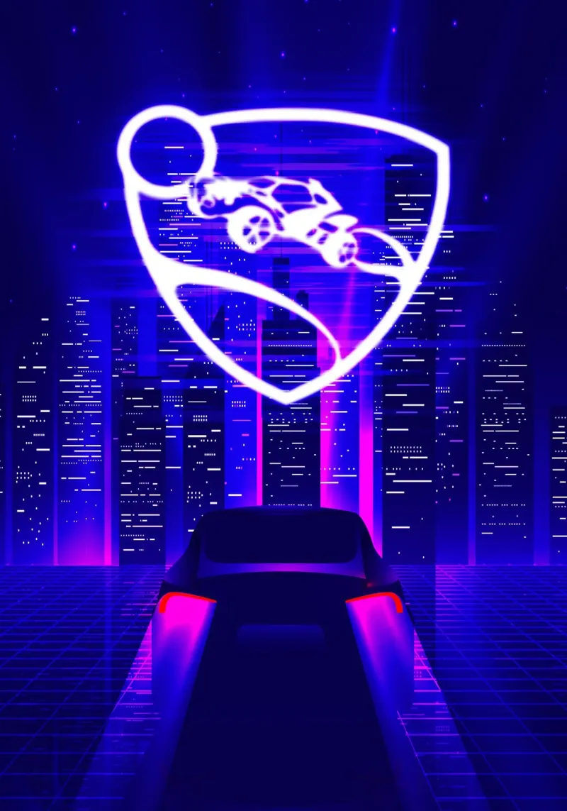 Rocket League pellicola backlit da CreativeStudio