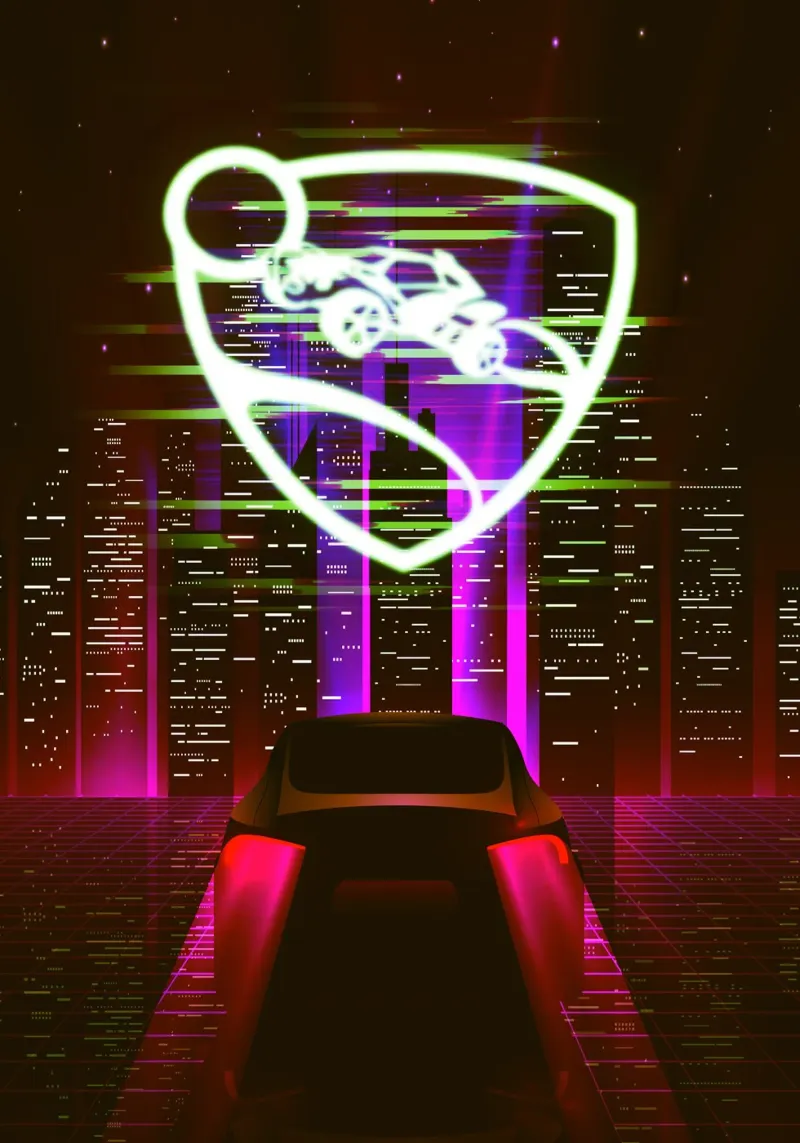Rocket League pellicola backlit da CreativeStudio