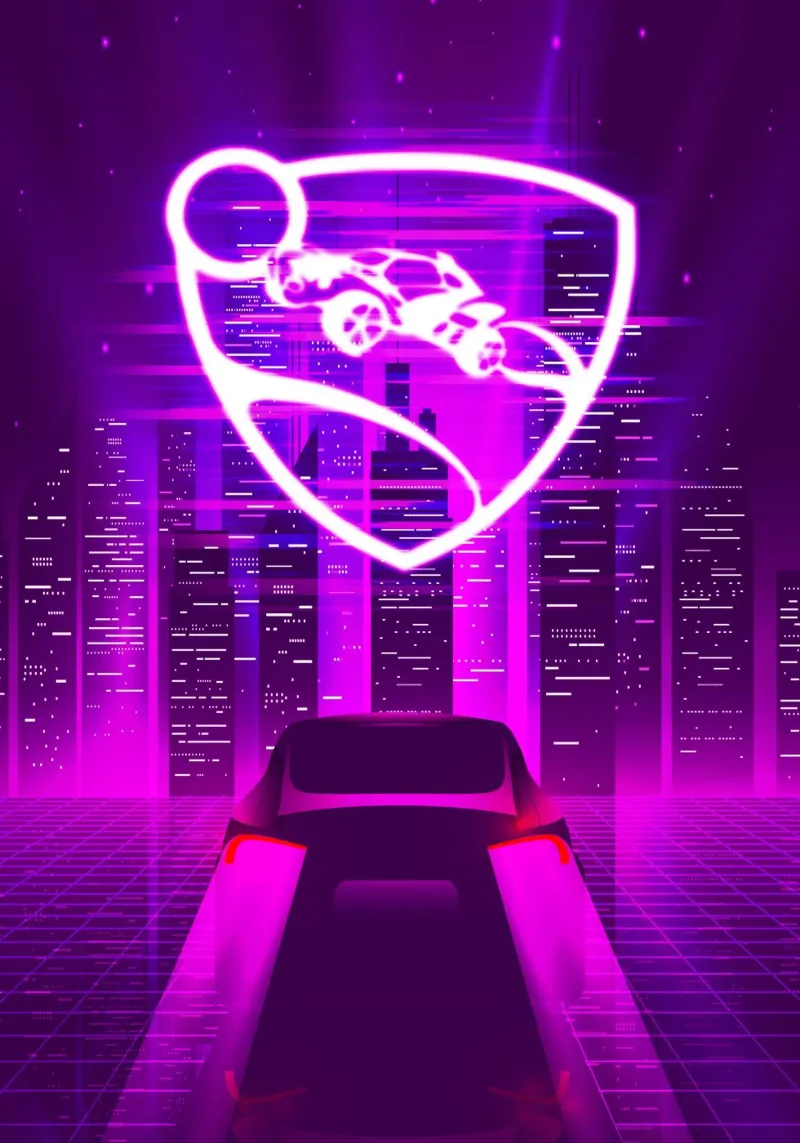 Rocket League pellicola backlit da CreativeStudio