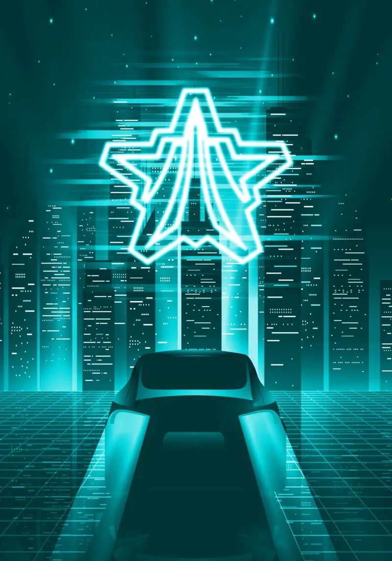 Rocket League pellicola backlit da CreativeStudio