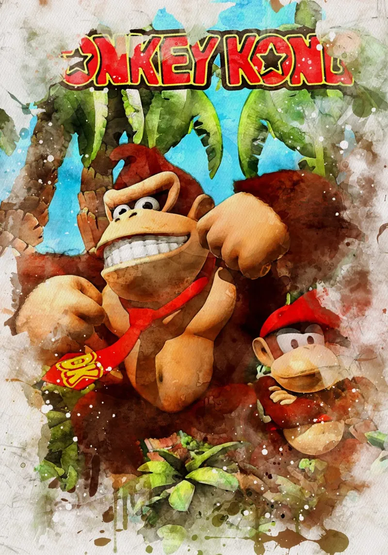 Donkey Kong Country pellicola backlit da CreativeStudio
