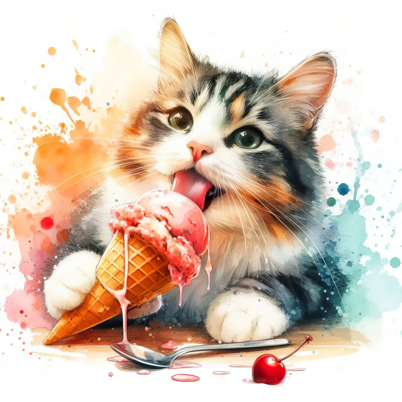Gatto molto freddo pellicola backlit da 🎁 ARTVI-SHOP