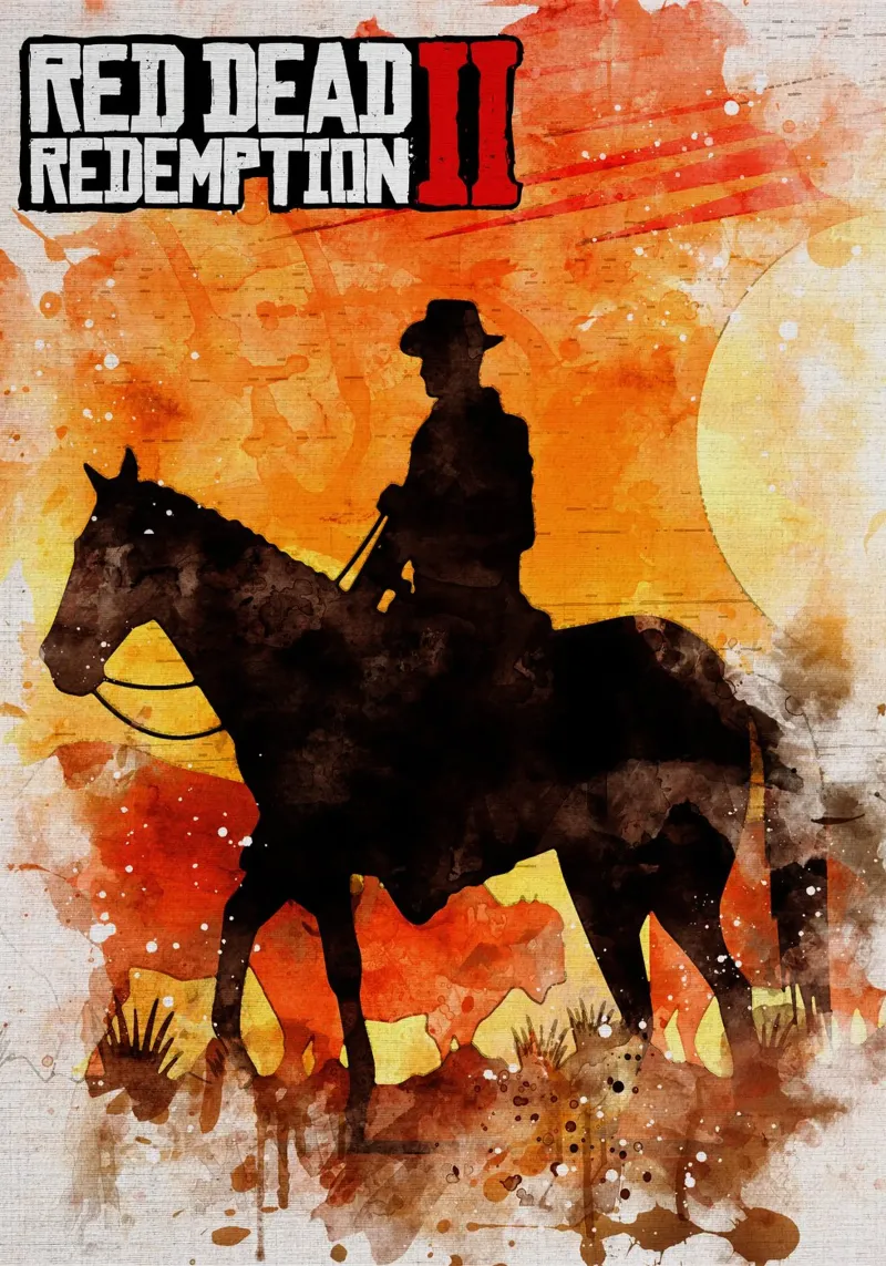 Red Dead Redemption II pellicola backlit da CreativeStudio