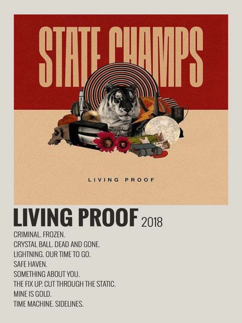 State Champs Living Proof 2018 Poster von SoundStudio