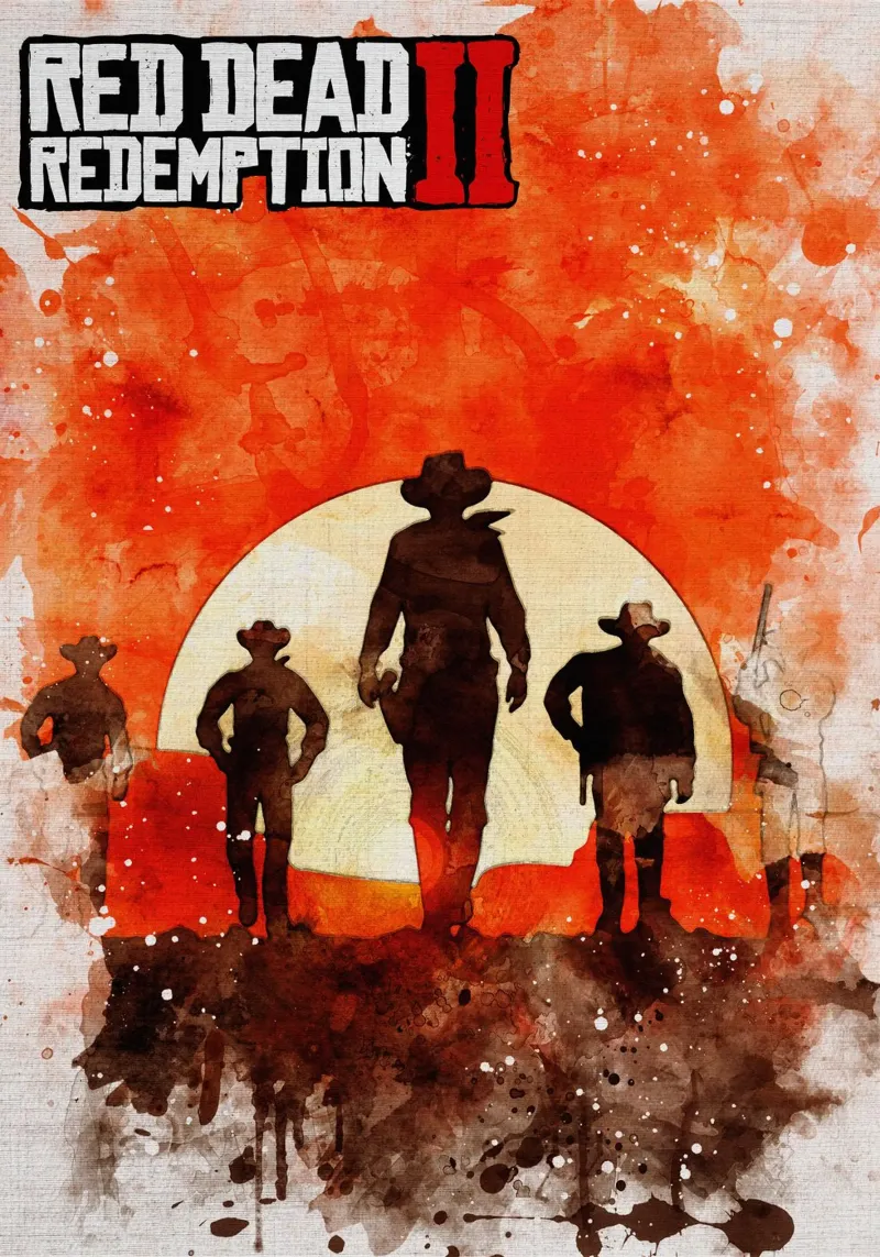 Red Dead Redemption II pellicola backlit da CreativeStudio