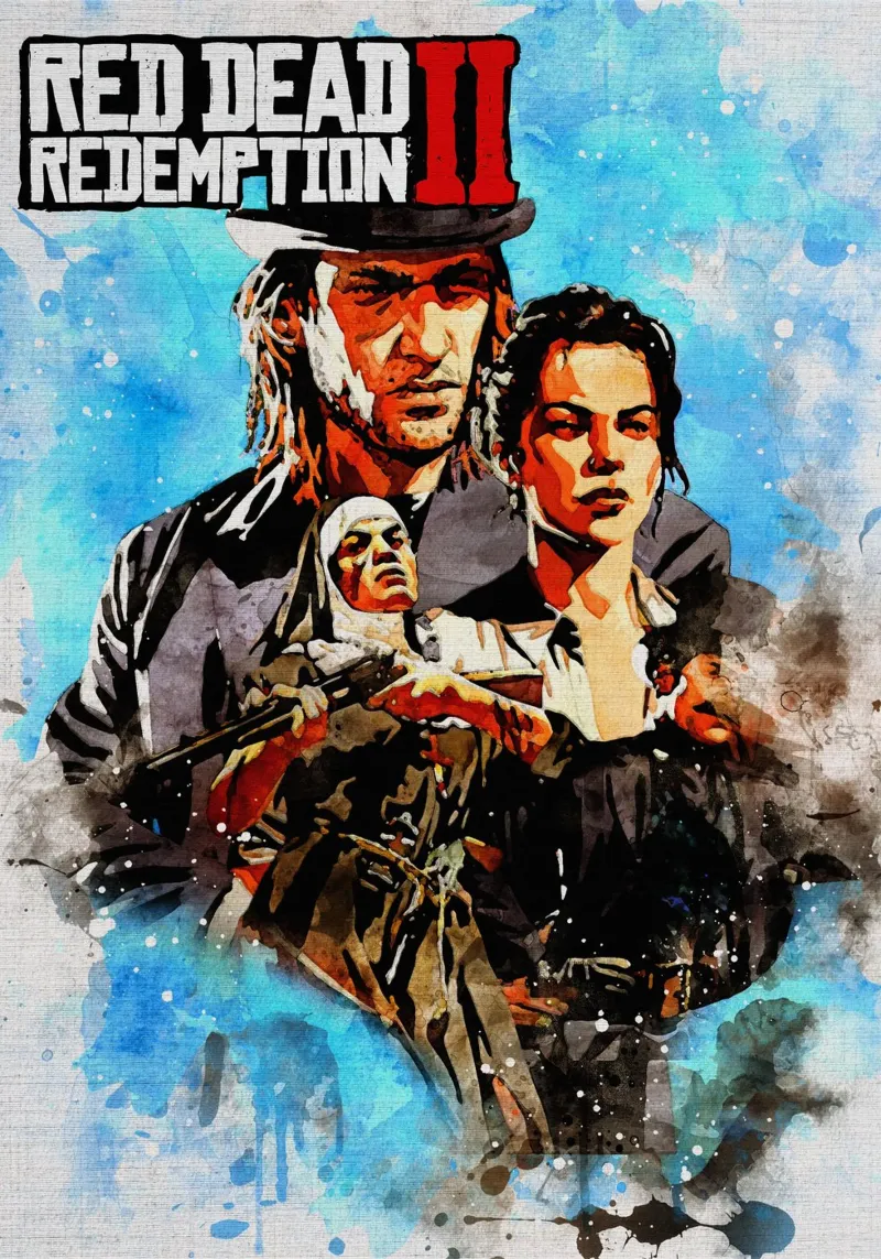 Red Dead Redemption II pellicola backlit da CreativeStudio