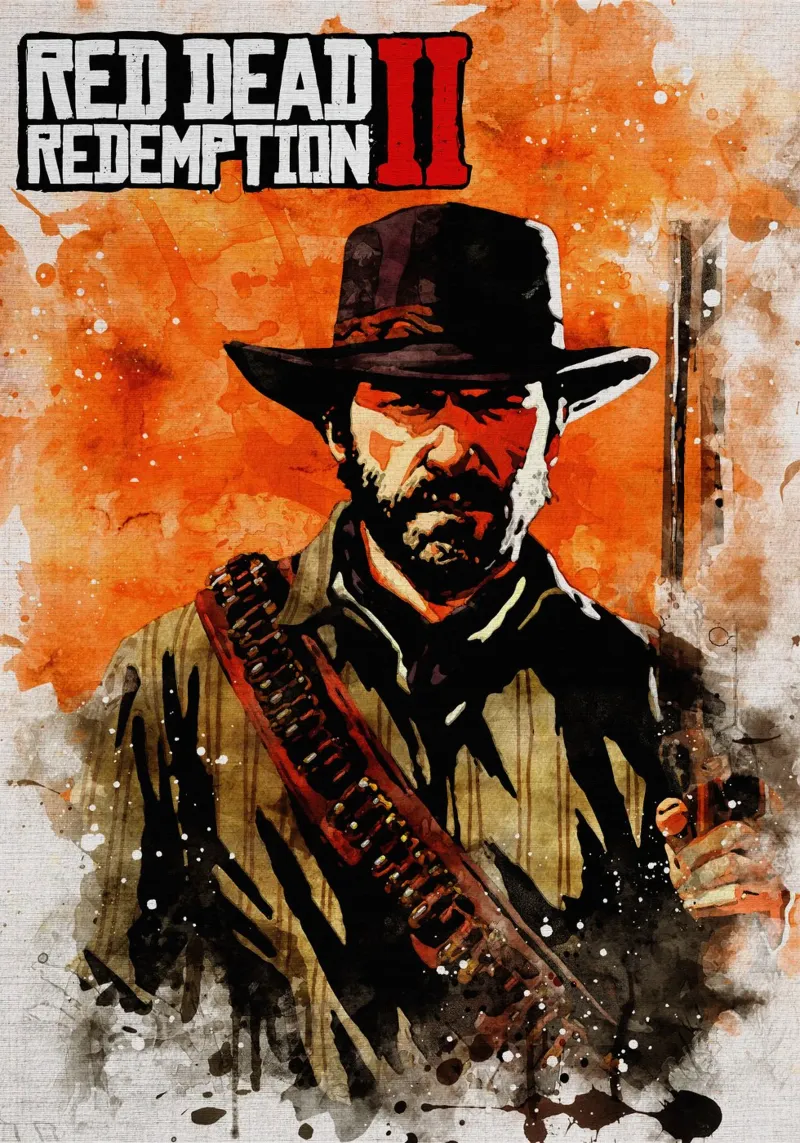 Red Dead Redemption II pellicola backlit da CreativeStudio