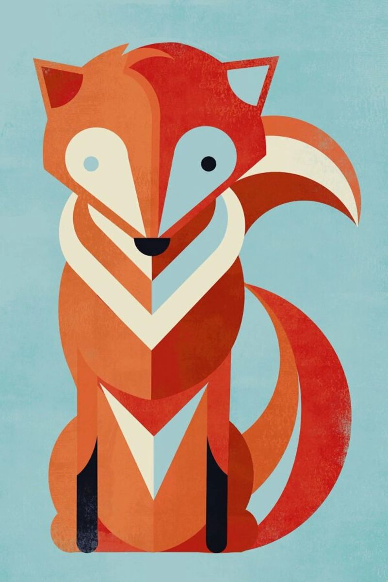 Fox Poster von Jay Fleck