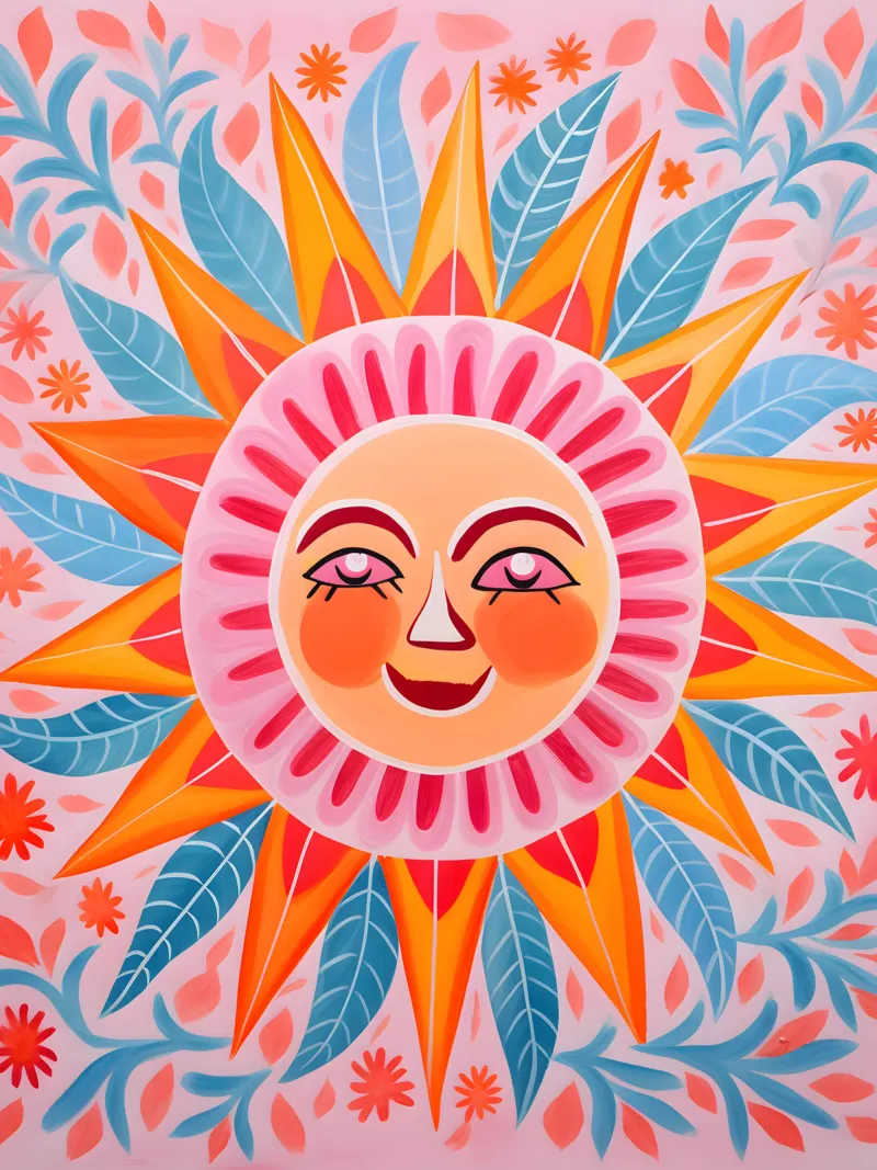 Living sun alu-dibond by KidzStudio