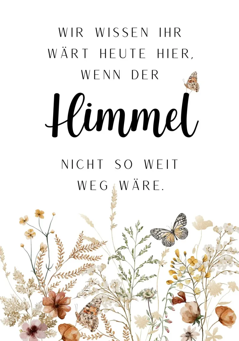 Hochzeit Gedenk-Schild - "Wir wissen ihr wärt hier, wenn der Poster mit Kunststoffrahmen von Wunderbarwir