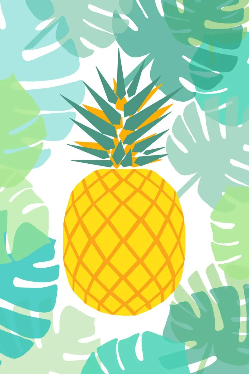 ananas jungle pellicola backlit da alexiableu
