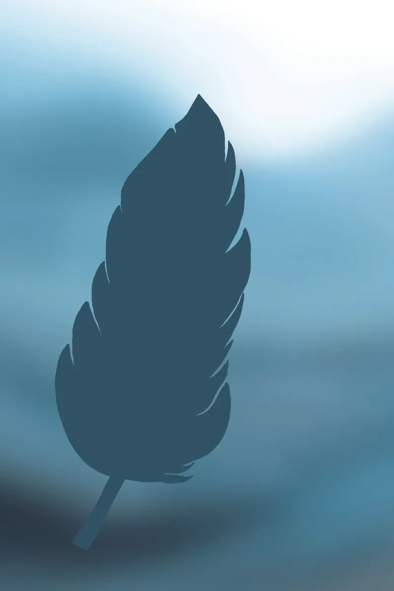 plume bleu plexiglass da alexiableu