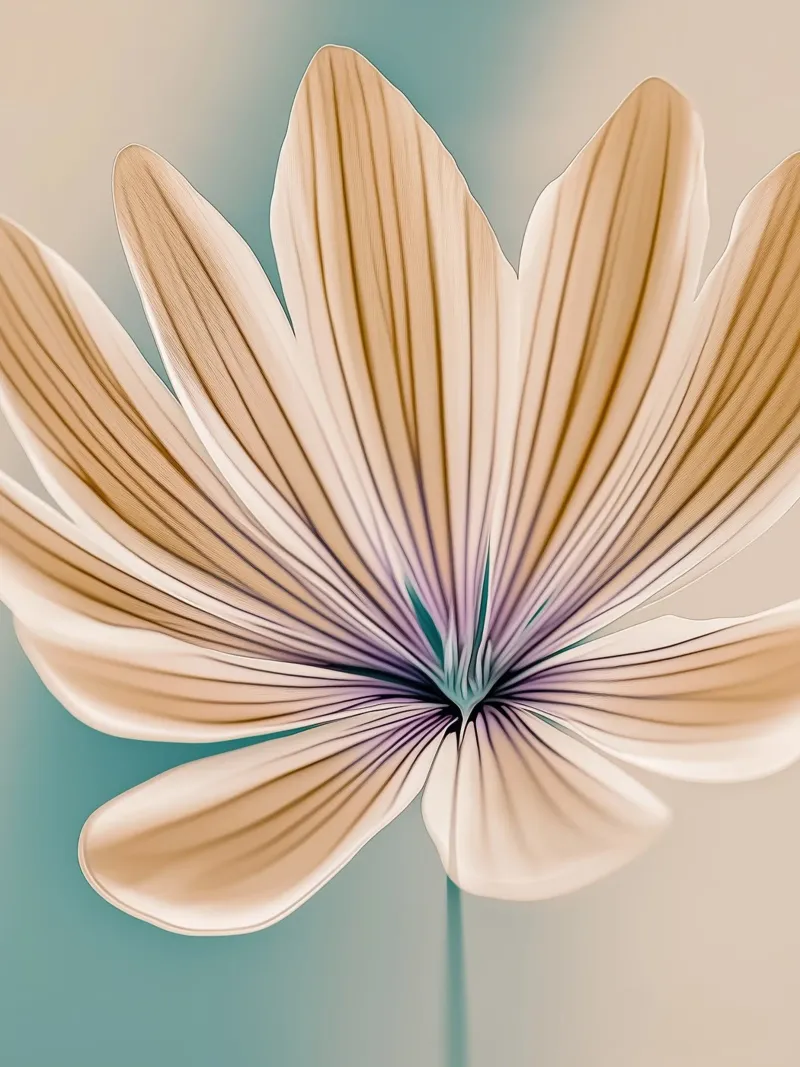Abstract flower poster by Imagine