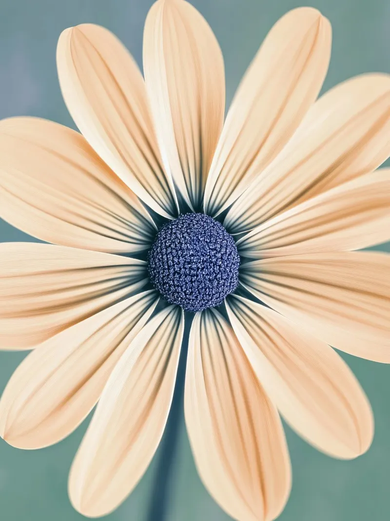 Abstract flower canvas by Imagine