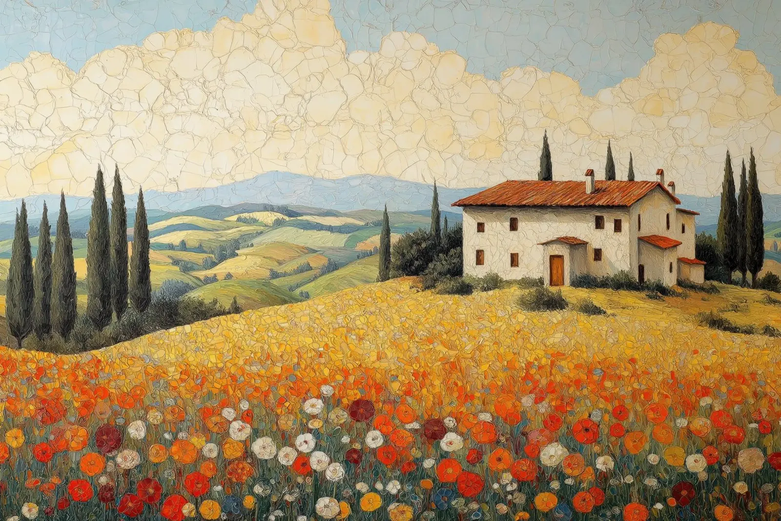 Toscane, Italië pellicola backlit da Imagine