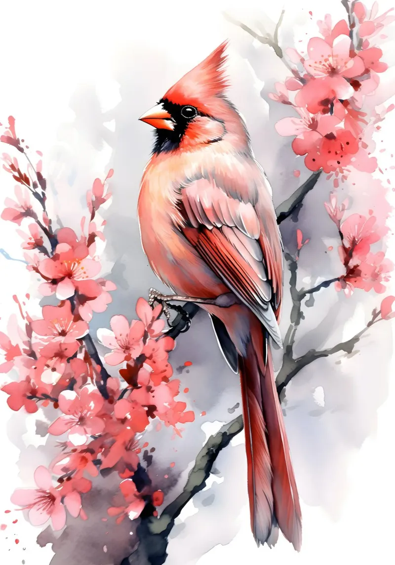 Cardinal pellicola backlit da FreeArtStudio