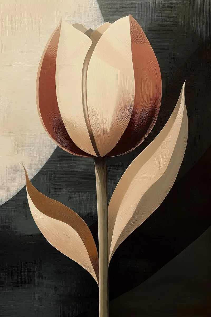 Tulp astratto pellicola backlit da Imagine