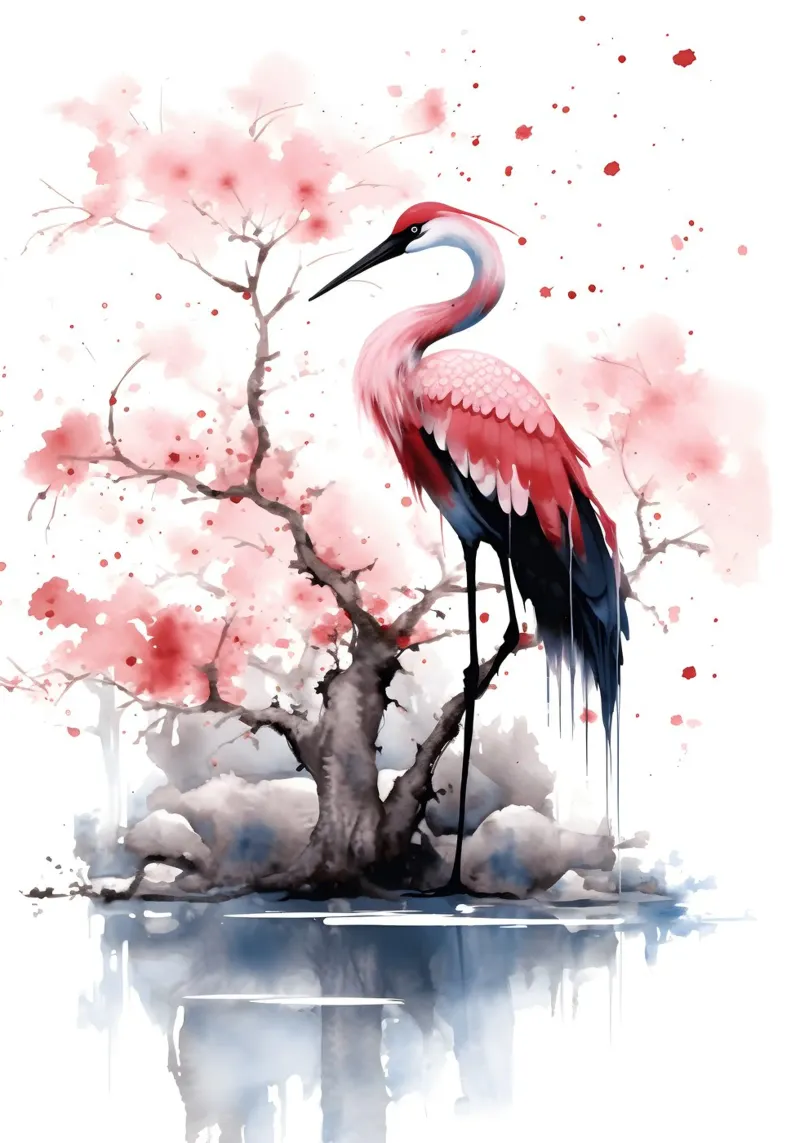 Crane hahnemühle by FreeArtStudio