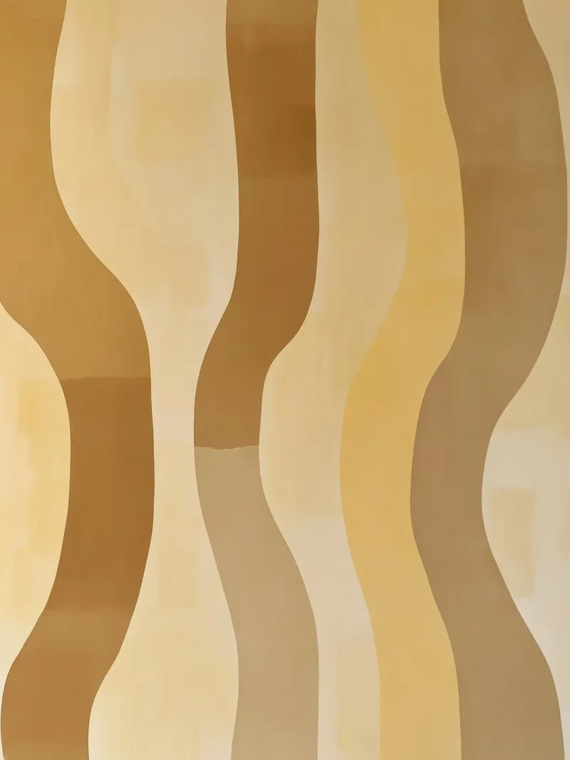 Abstract pattern in sand colours hahnemühle by Imagine