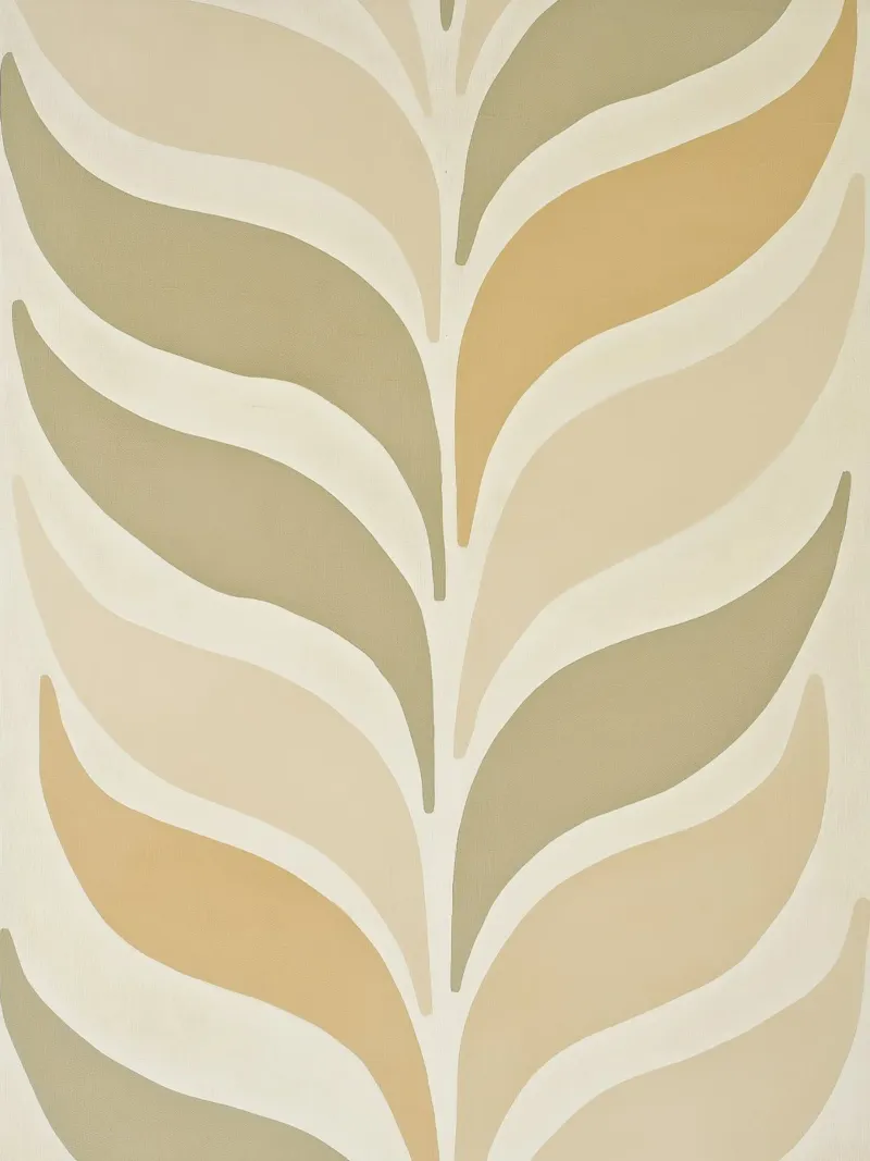 Abstract blad canvas with Floater frame by Imagine