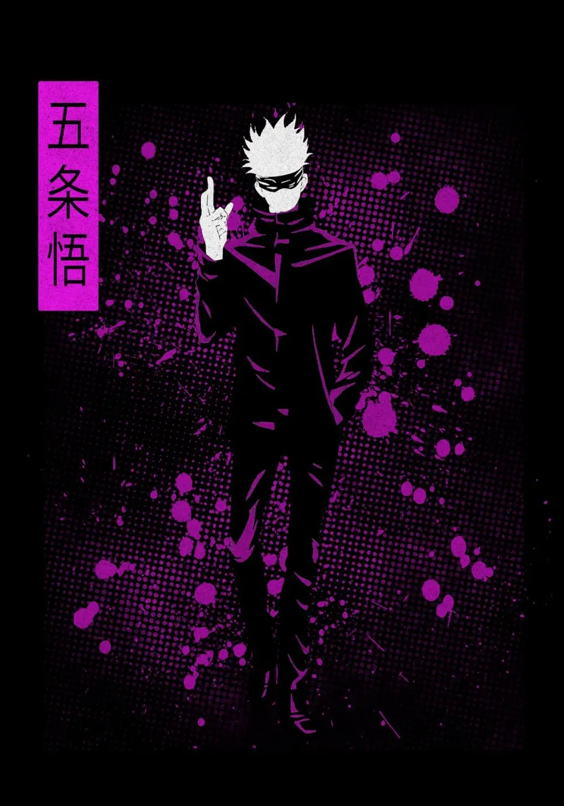Jujutsu Kaisen 1 pellicola backlit da Neonartstudio