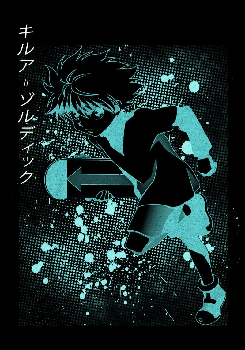Killua Zoldyck plexiglass da Neonartstudio