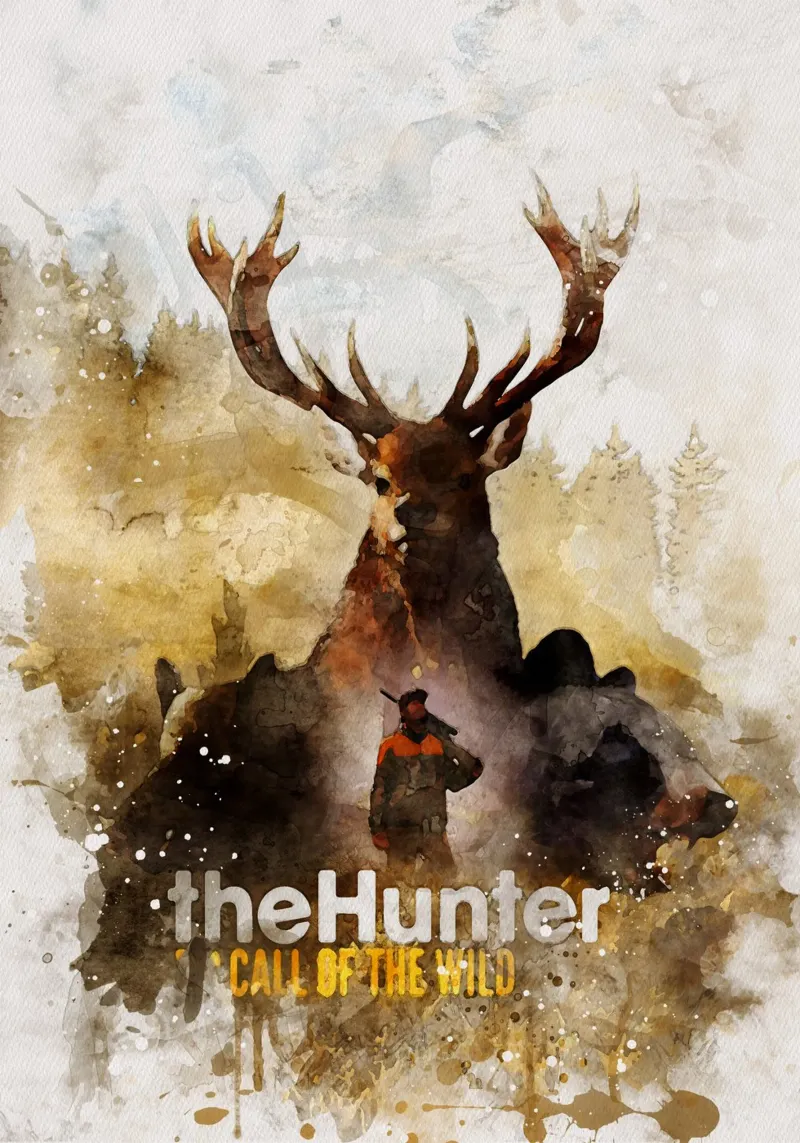 theHunter Call of the Wild poster con telaio in plastica da CreativeStudio