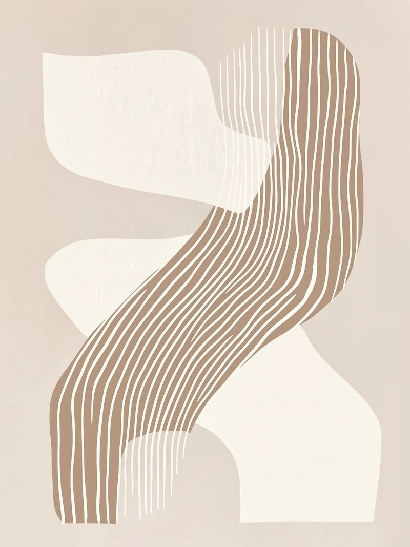 Abstract lines poster by Imagine
