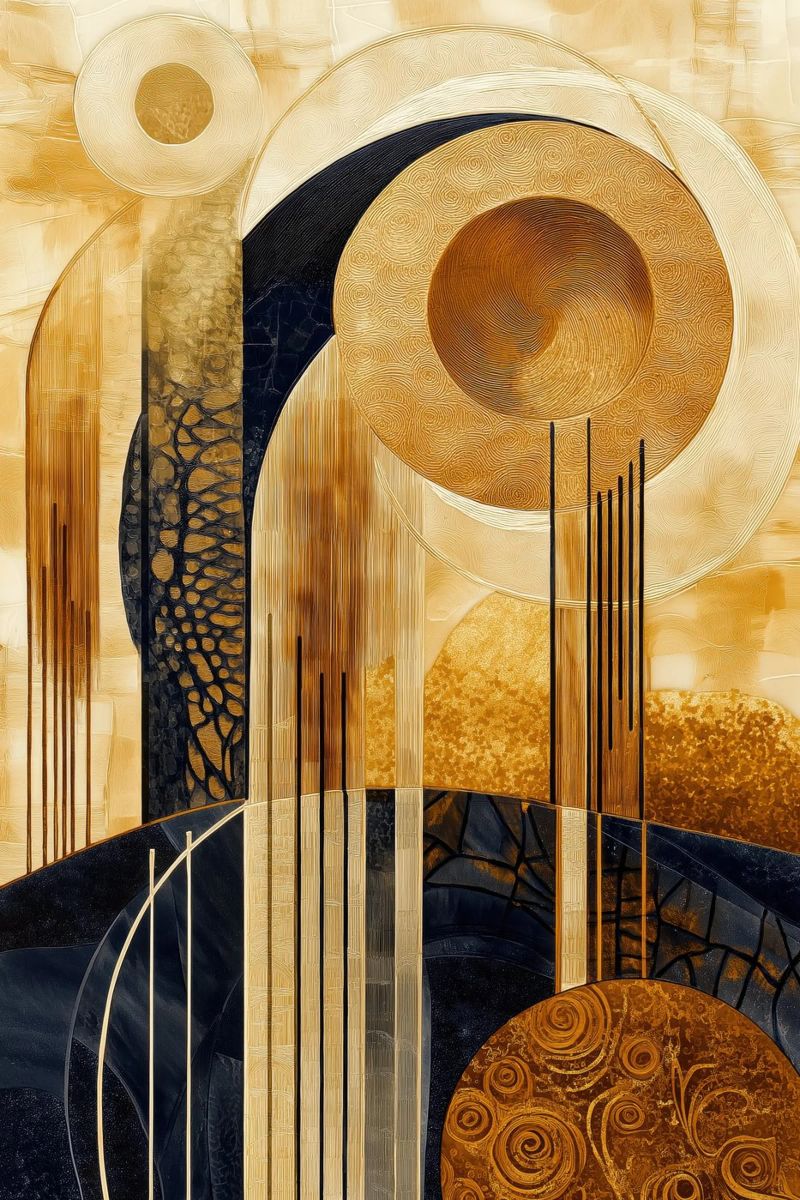 Paysage abstrait poster de Imagine