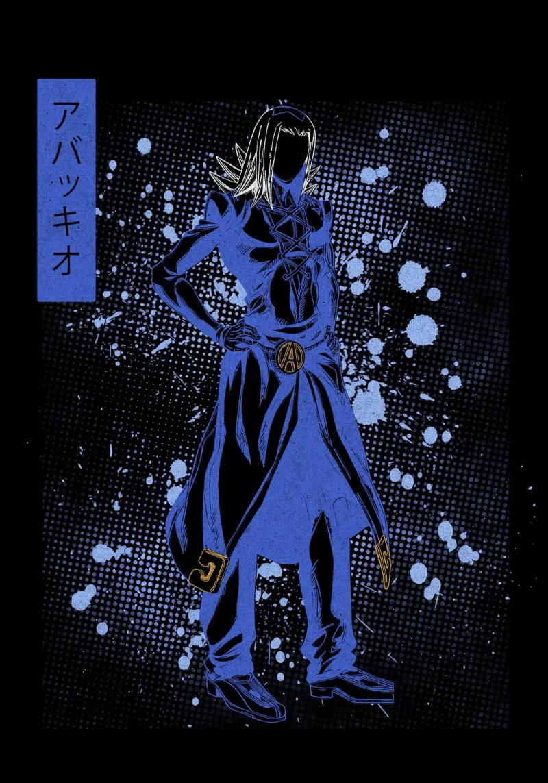 Leone Abbacchio jojo pellicola backlit da Neonartstudio