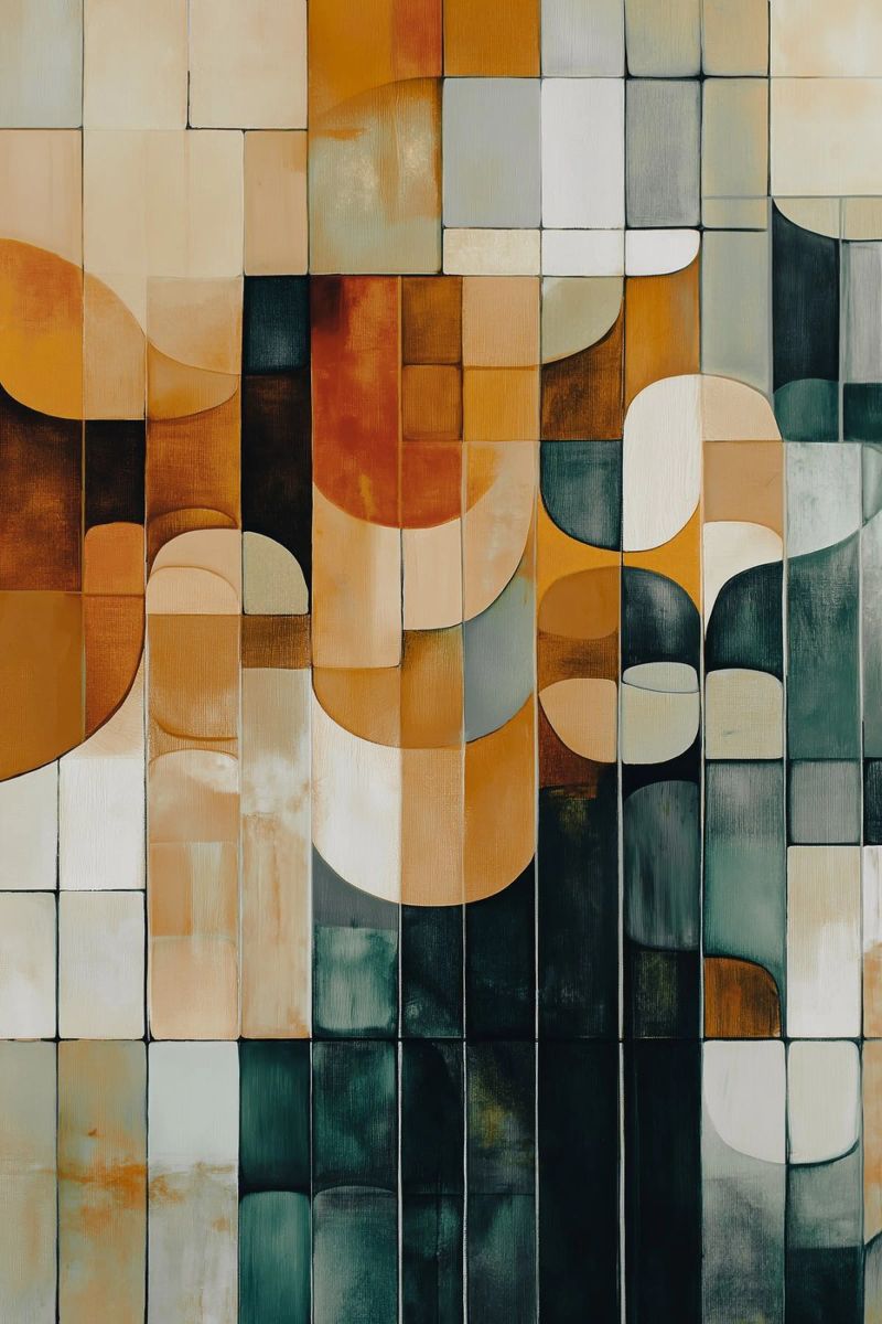Abstract forms poster by Imagine