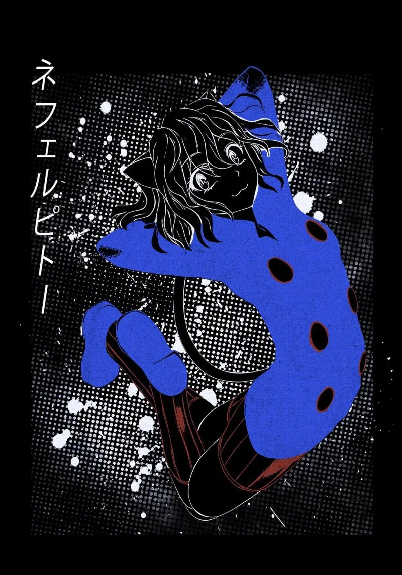 Neferpitou carta hahnemühle da Neonartstudio