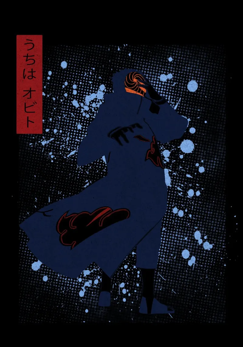 Obito Uchiha naruto pellicola backlit da Neonartstudio