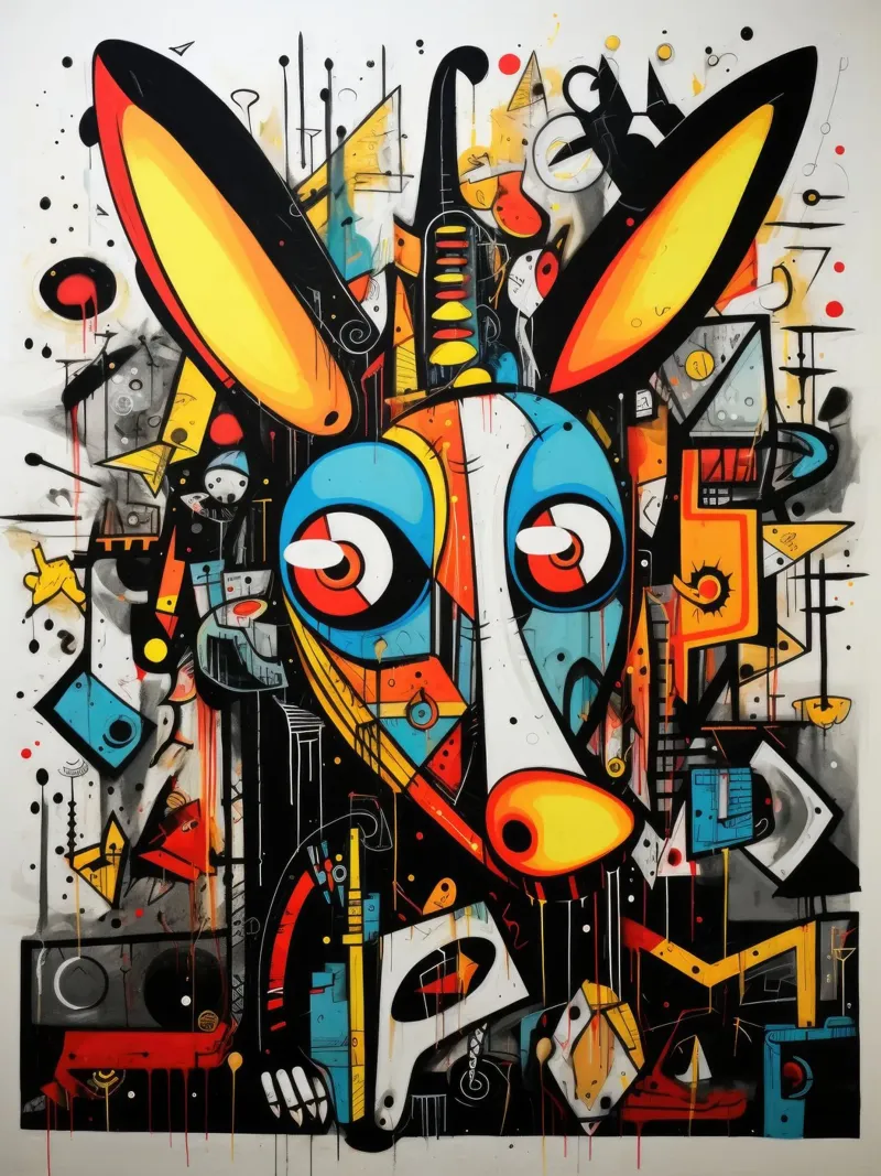 animali graffiti poster da Art Digital Visuel