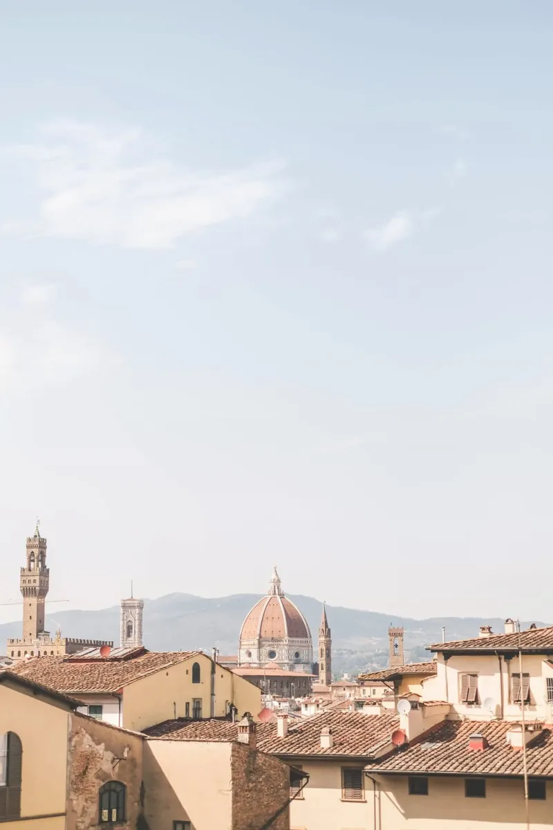 Florence, Italië I Skyline uitzicht op de Duomo kathedraal canvas met Baklijst van Julie Travel Photography