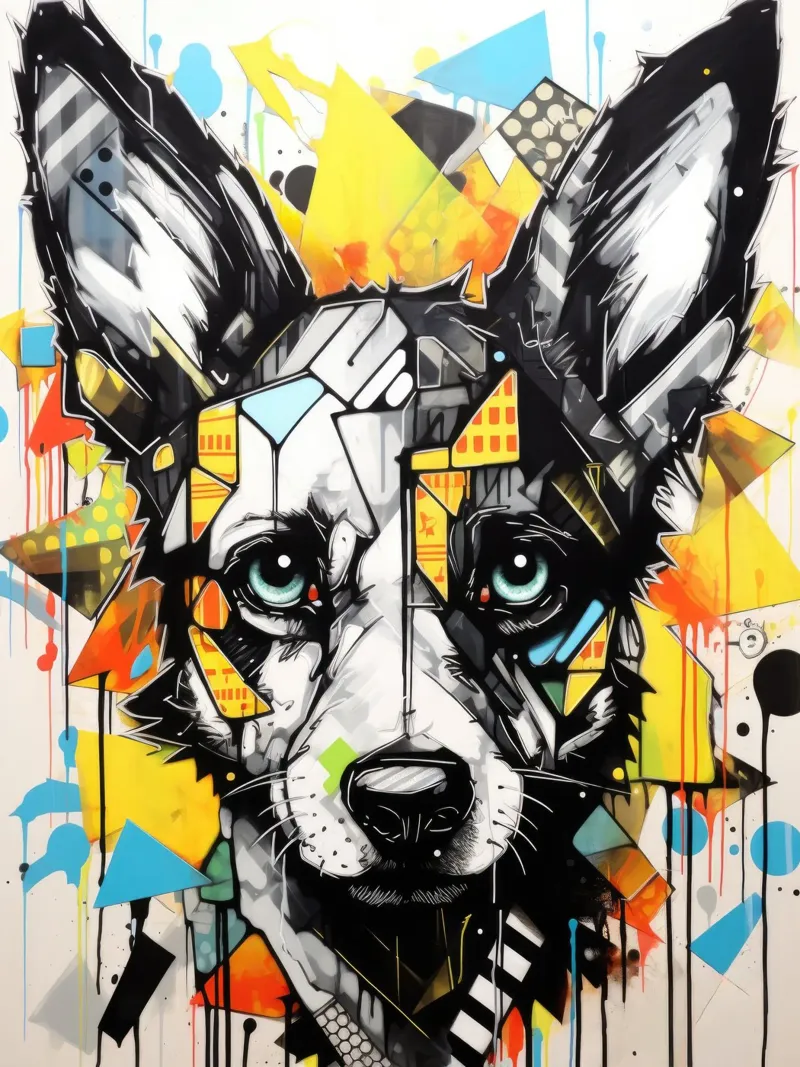 animali graffiti plexiglass da Art Digital Visuel