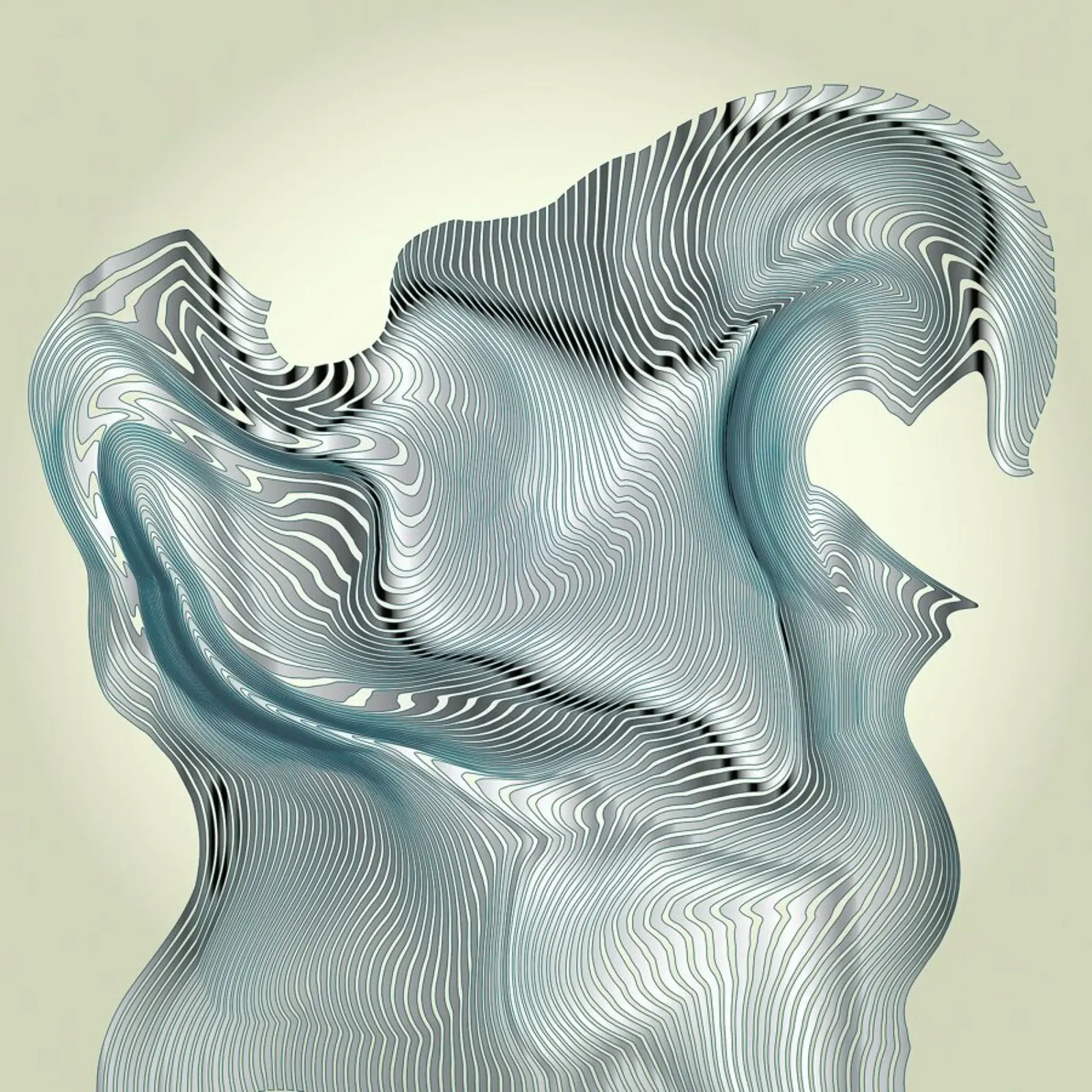 Silver Wave pellicola backlit da Angelo Cerantola