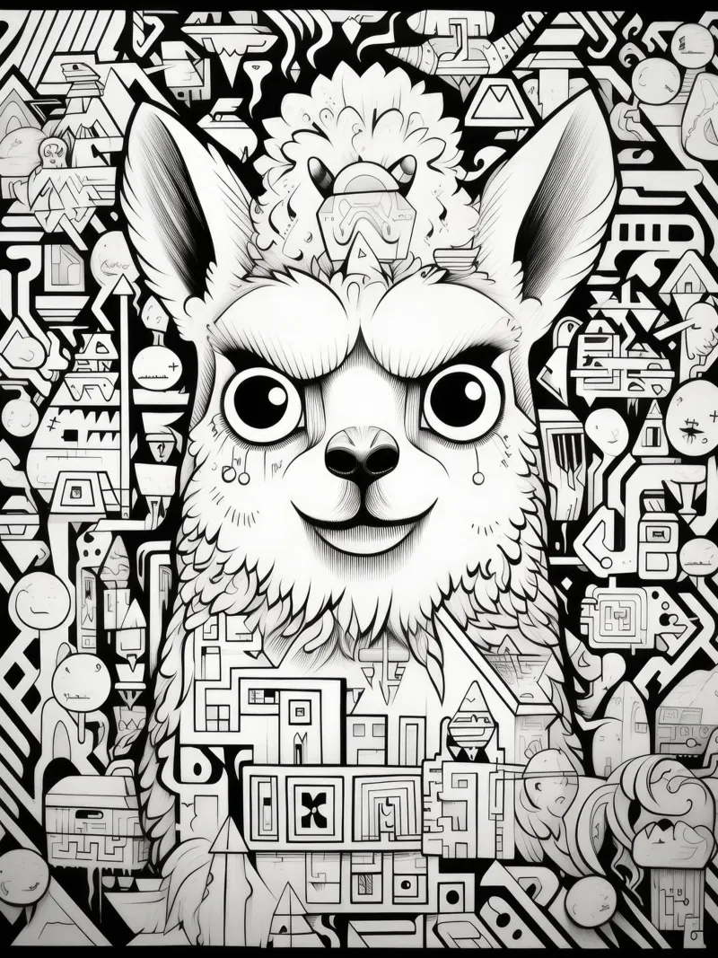 animali graffiti pellicola backlit da Art Digital Visuel