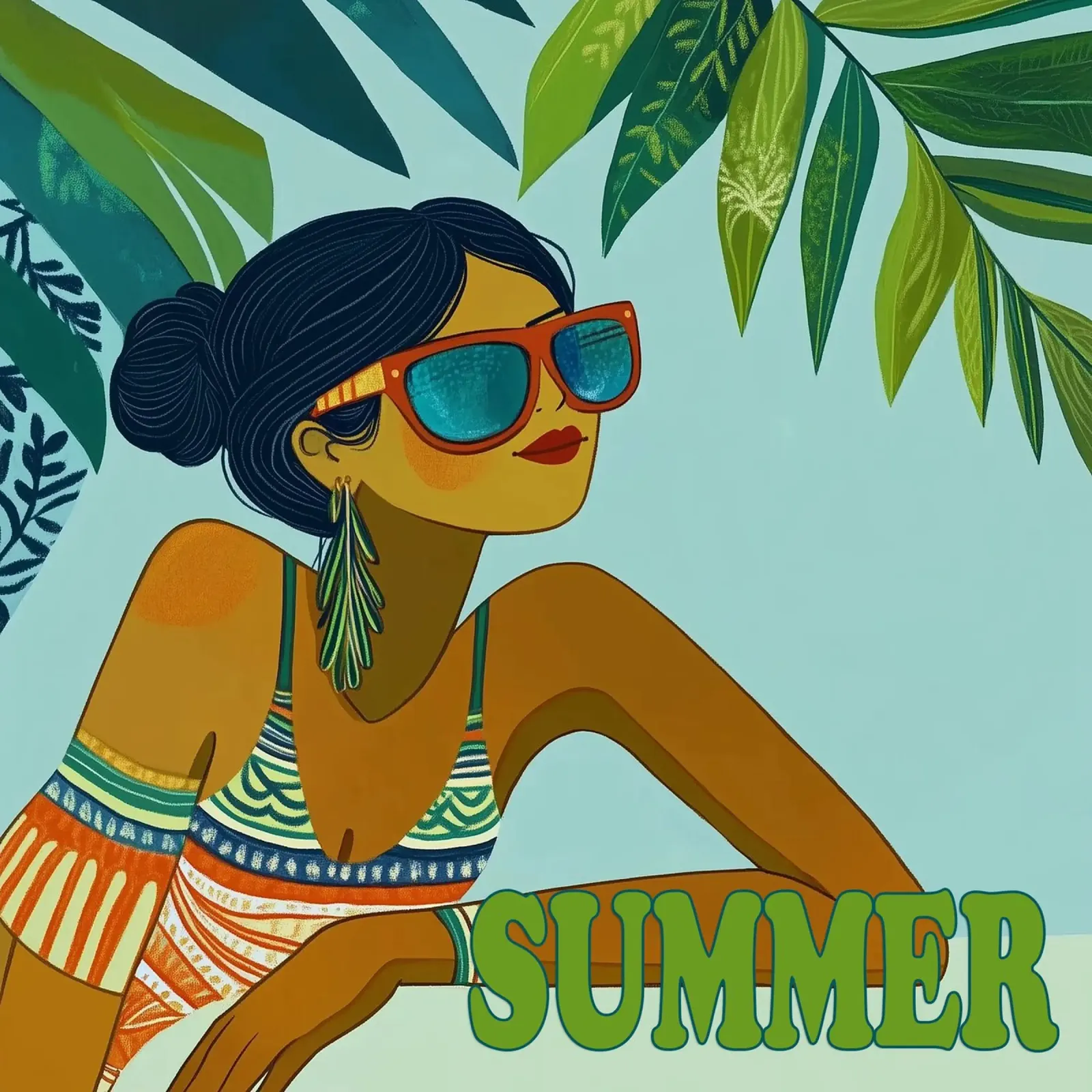 Summer Vibes canvas by Motivate-Today
