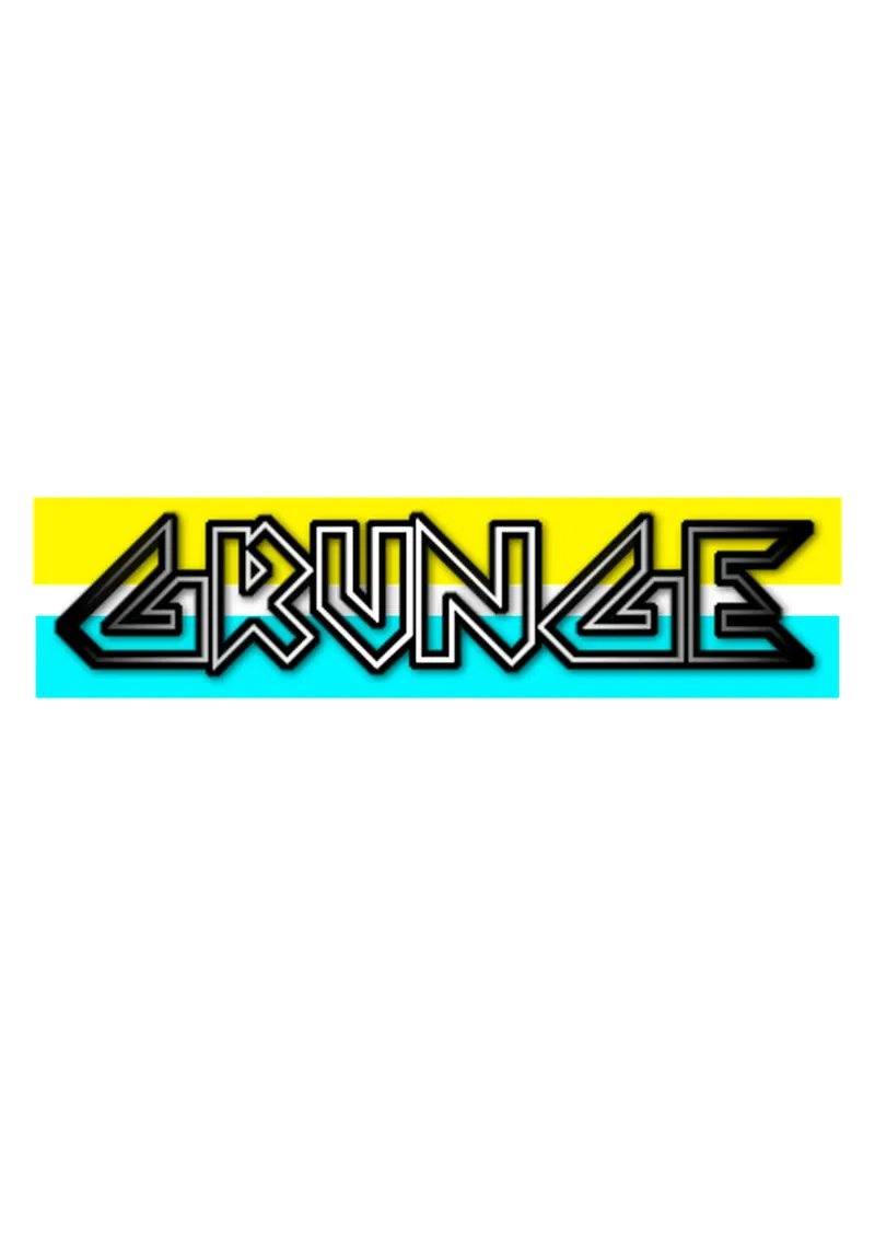 Grunge Text Music Trending Now acrylic glass by Urban Life