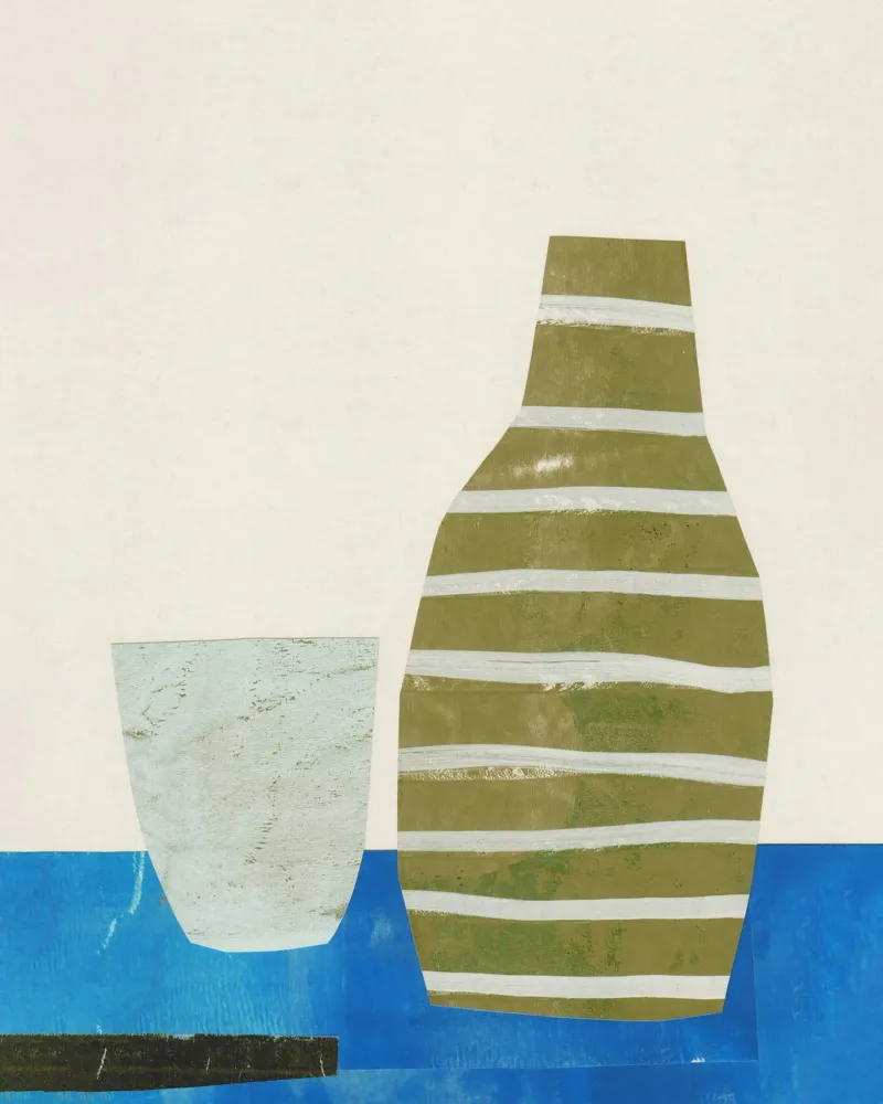 Semplicità quotidiana - Vasca e vetro poster con telaio in plastica da Alisa Galitsyna