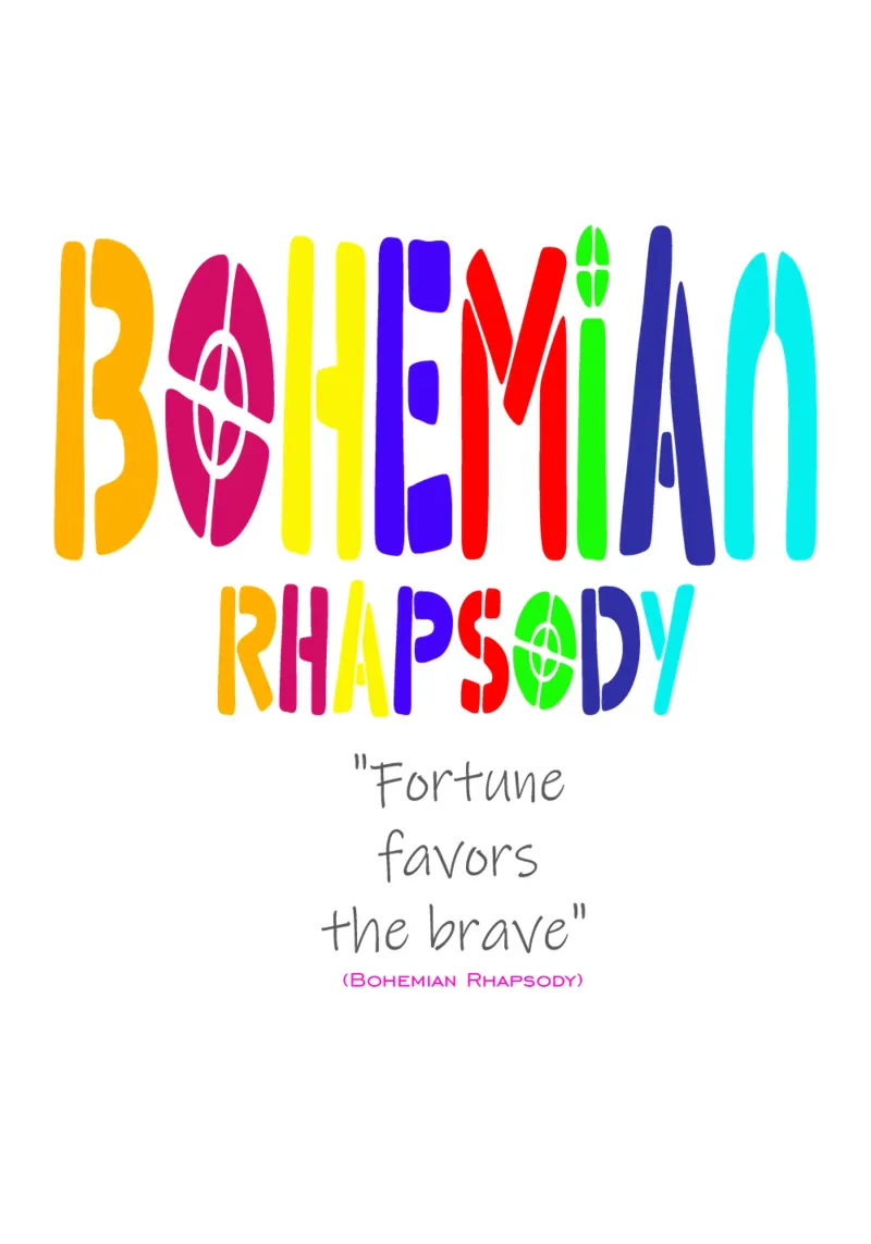 Fortune Favors The Brave Trending Now acrylic glass by Urban Life