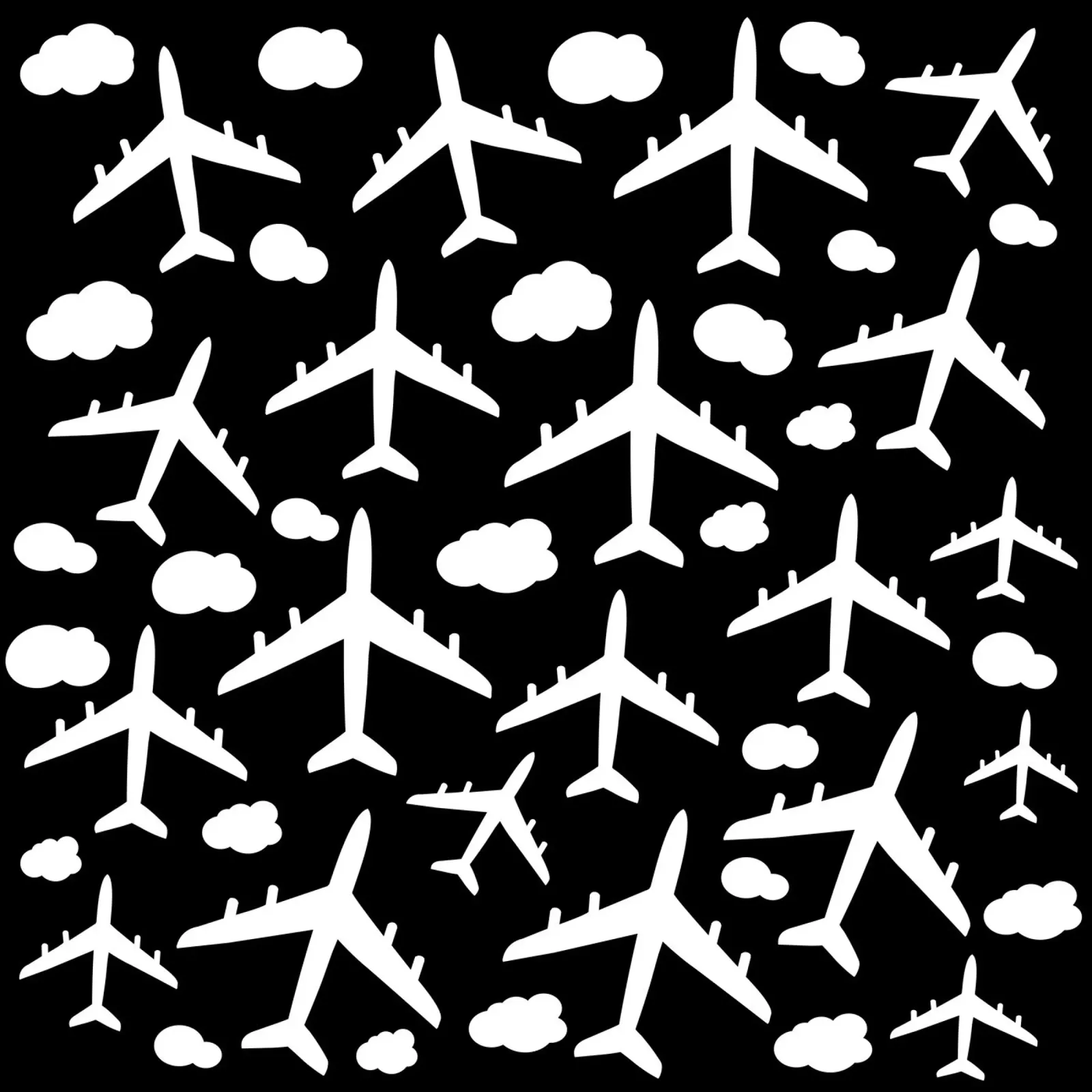 Flying aircraft pattern plexiglass da baobabprintstore